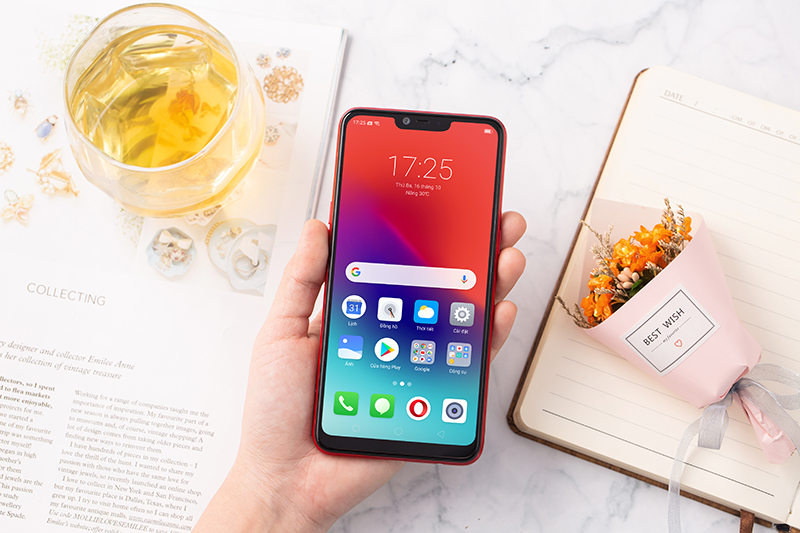 Giao diện Android trên điện thoại Realme 2