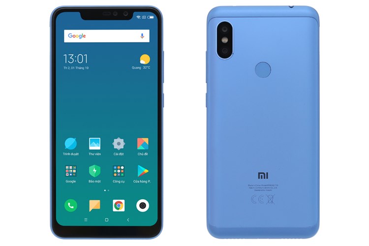 Điện thoại Xiaomi Redmi Note 6 Pro 64GB Màu Xanh Dương