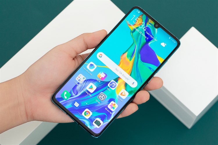 Điện thoại Huawei P30 Màu Xanh tím