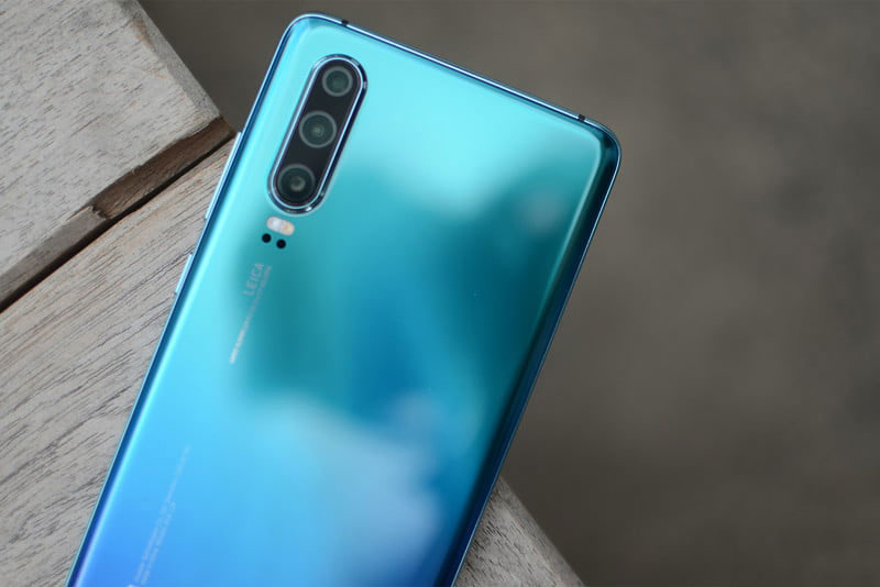 Camera sau của điện thoại Huawei P30 chính hãng