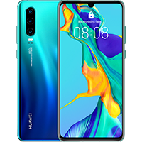 Điện thoại Huawei P30 Màu Xanh tím