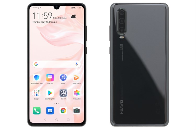 Điện thoại Huawei P30 Màu Đen