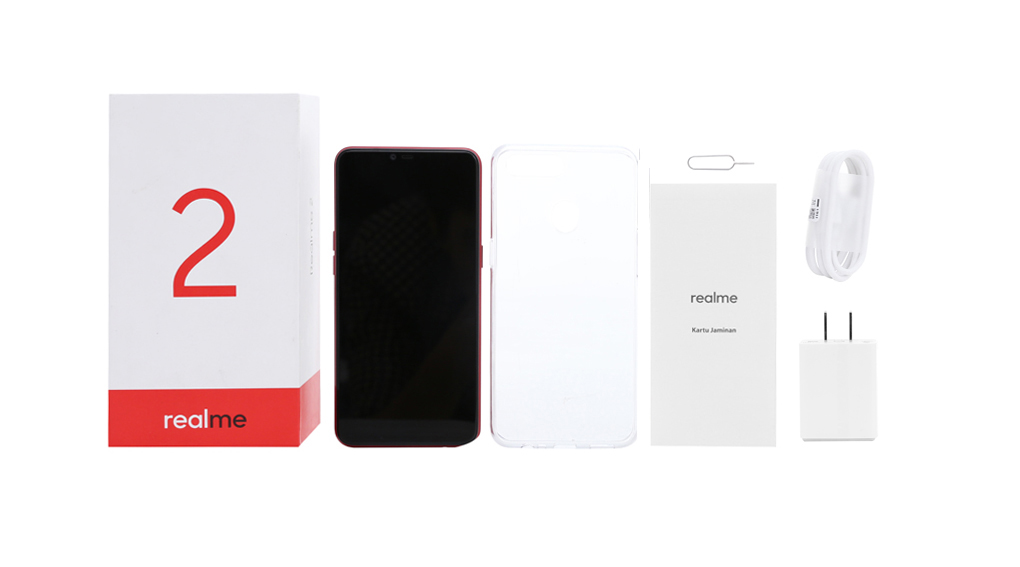 Bộ sản phẩm gồm: Hộp, Sách hướng dẫn, Cáp, Cây lấy sim, Ốp lưng