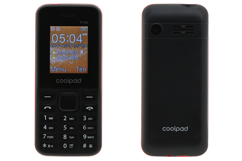Tổng thể thiết kế của Coolpad F116 Tổng thể thiết kế của Coolpad F116