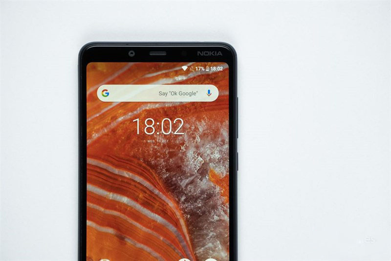 Camera trước selfie của điện thoại Nokia 3.1 Plus