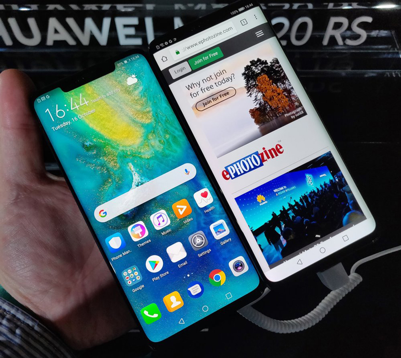 Giao diện Android 9.0 trên Huawei Mate 20 RS Porsche Design