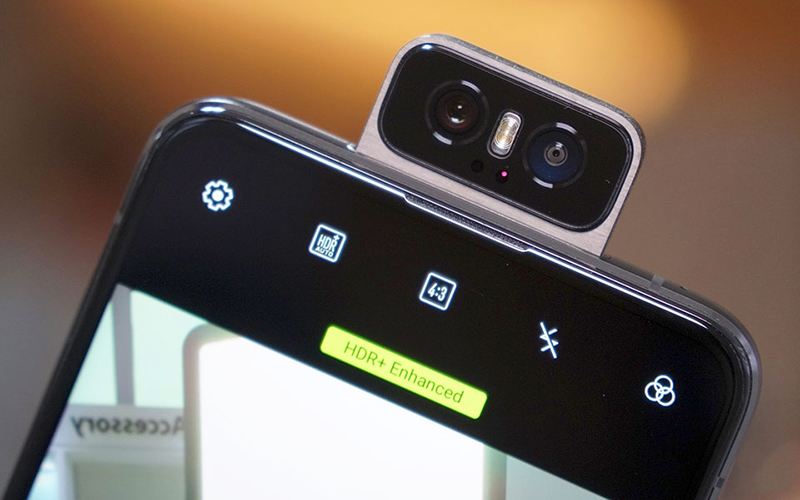 Camera trước selfie của điện thoại Asus ZenFone 6 (2019) chính hãng