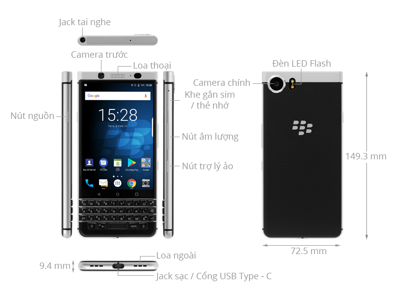 BlackBerry KEYone 3GB/32GB