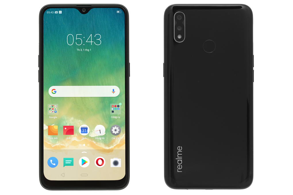 Điện thoại realme 3 32GB Màu Đen nhãn