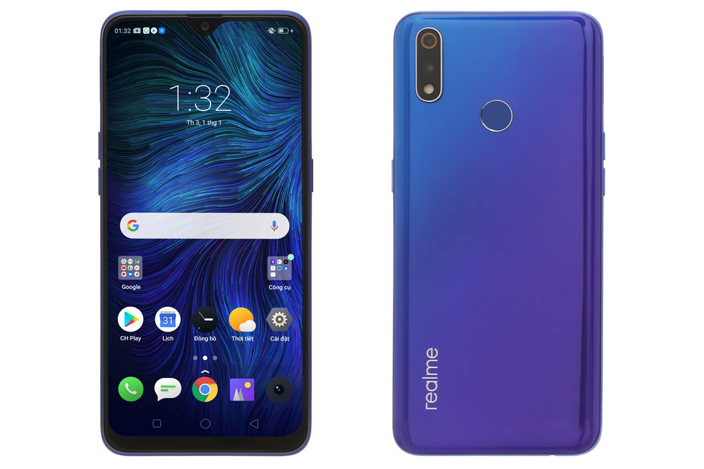 Điện thoại realme 3 Pro (4GB/64GB) Màu Xanh Dương
