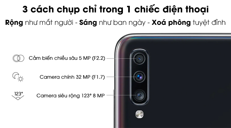 Điện thoại Samsung Galaxy A70