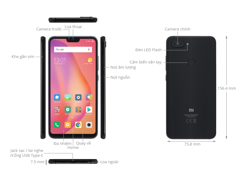 Xiaomi Mi 8 Lite 6GB/128GB