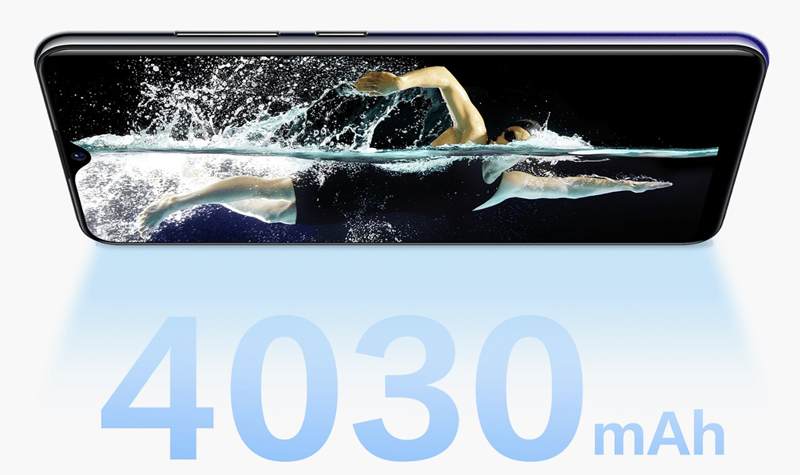 Dung lượng pin mạnh mẽ trên điện thoại Vivo Y91 chính hãng