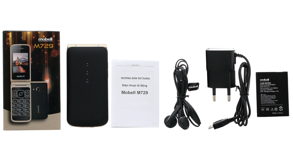 Bộ sản phẩm gồm: Hộp, Pin, Sạc, Sách hướng dẫn, Cáp microUSB, Tai nghe dây đầu 3.5mm