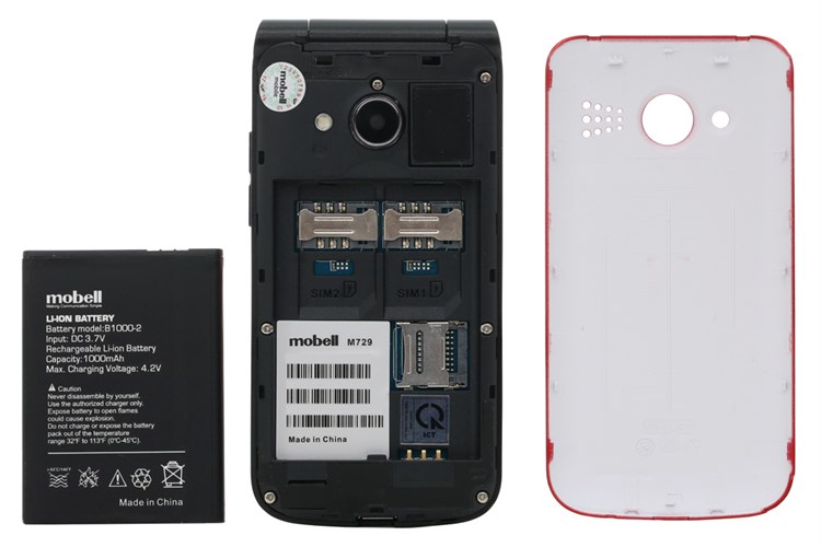 Điện thoại Mobell M729 Màu Đỏ
