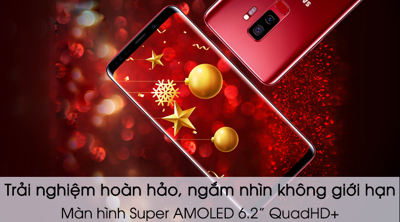 Điện thoại Samsung Galaxy S9+ 64GB Vang Đỏ