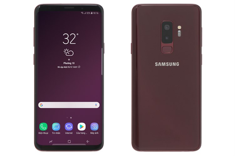 Điện thoại Samsung Galaxy S9+ 64GB Vang Đỏ
