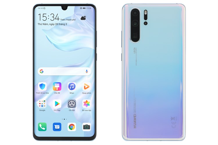 Điện thoại Huawei P30 Pro Màu Xanh Thiên Thanh