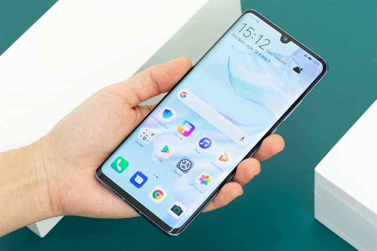 Điện thoại Huawei P30 Pro Màu Xanh Thiên Thanh