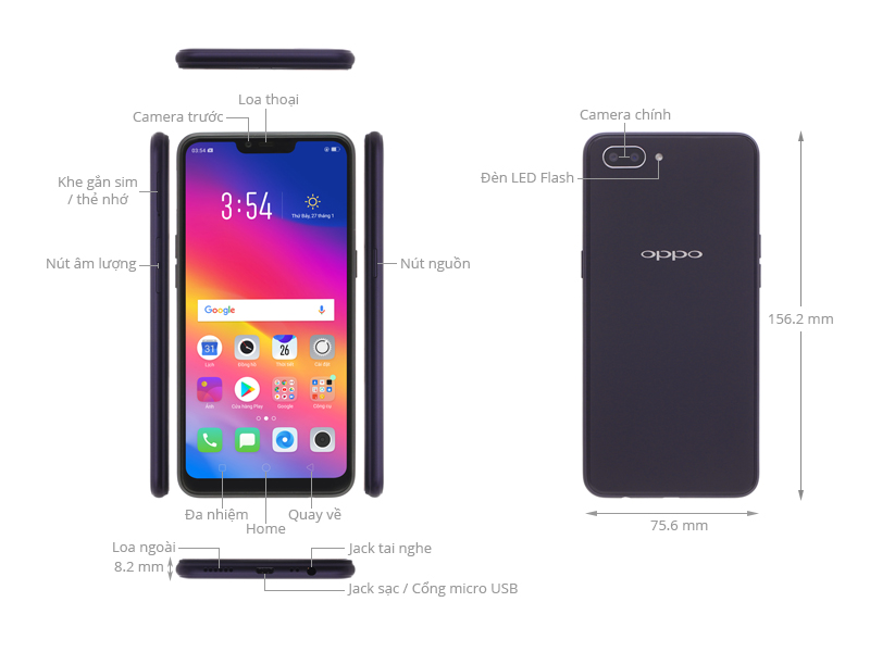 OPPO A3s 16GB (1853)