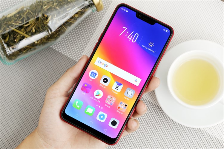 Điện thoại OPPO A3s 16GB (1853) Màu Đỏ