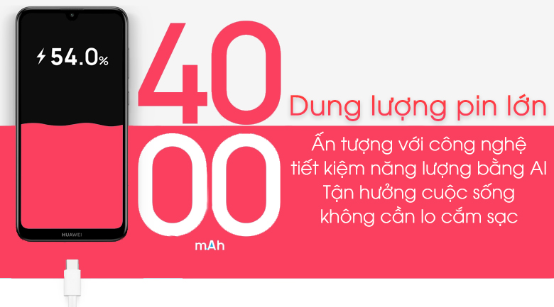 Điện thoại Huawei Y7 Pro (2019) màu đỏ