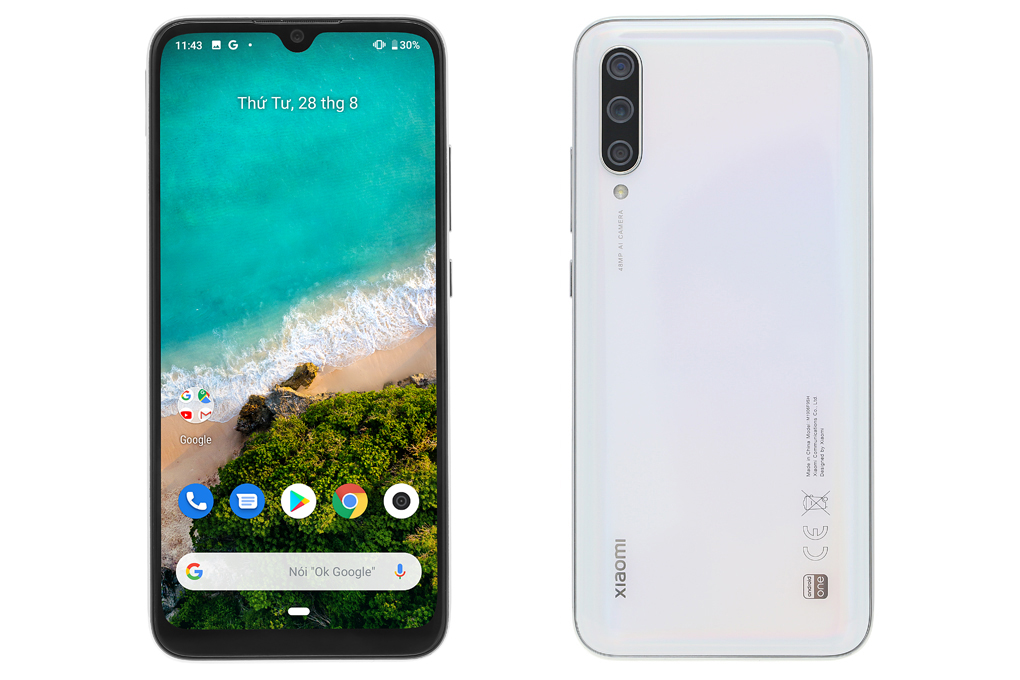 Điện thoại Xiaomi Mi A3 Màu Trắng
