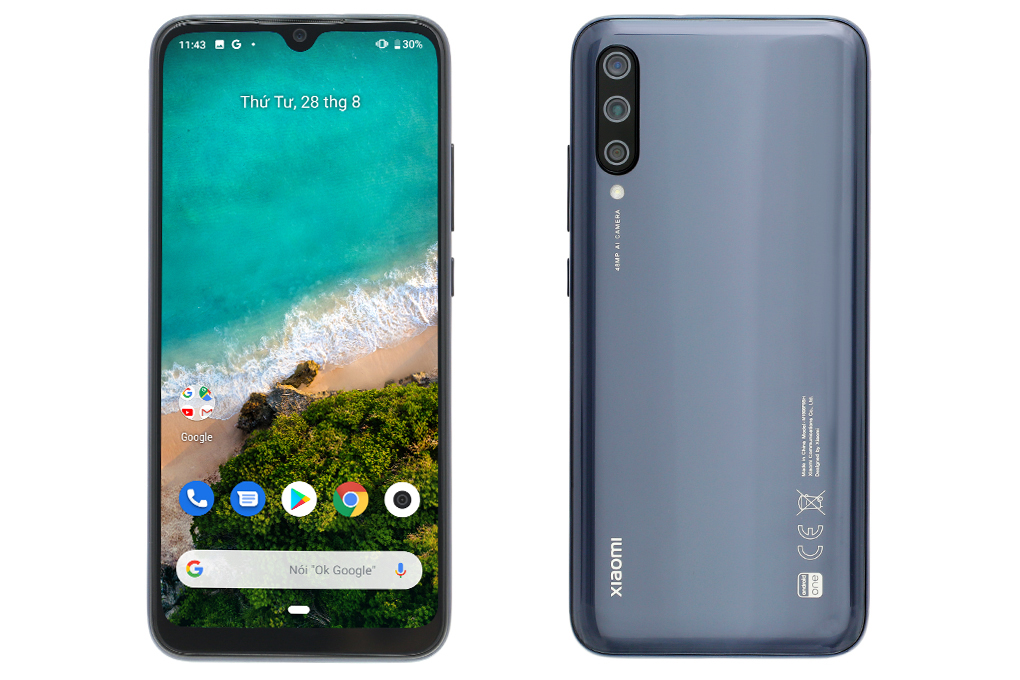 Điện thoại Xiaomi Mi A3 Màu Xám