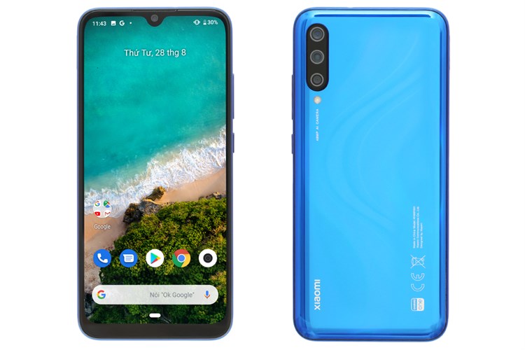 Điện thoại Xiaomi Mi A3 Màu Xanh Dương