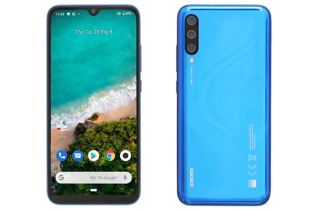 Điện thoại Xiaomi Mi A3 Màu Xanh Dương