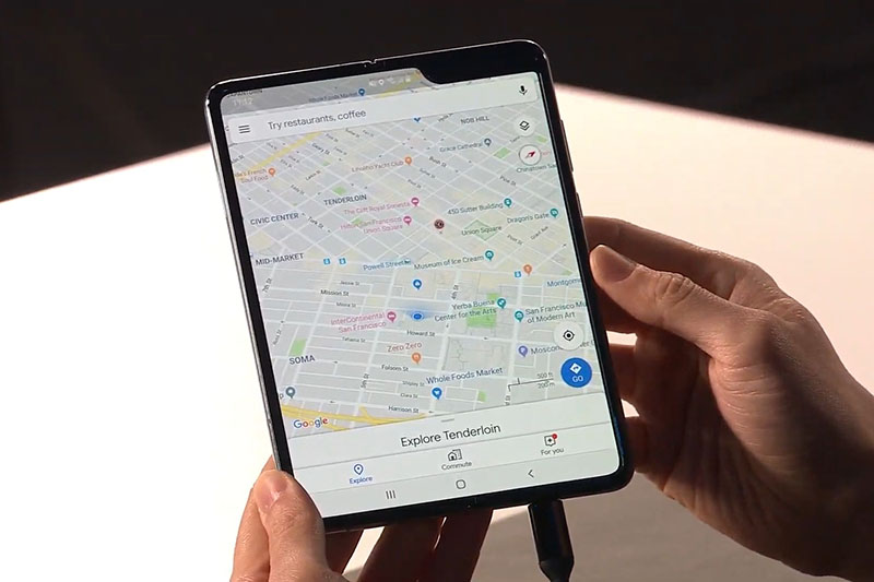 Cấu hình của điện thoại Samsung Galaxy Fold chính hãng