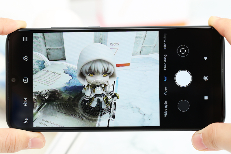 Giao diện chụp ảnh điện thoại Xiaomi Redmi 7