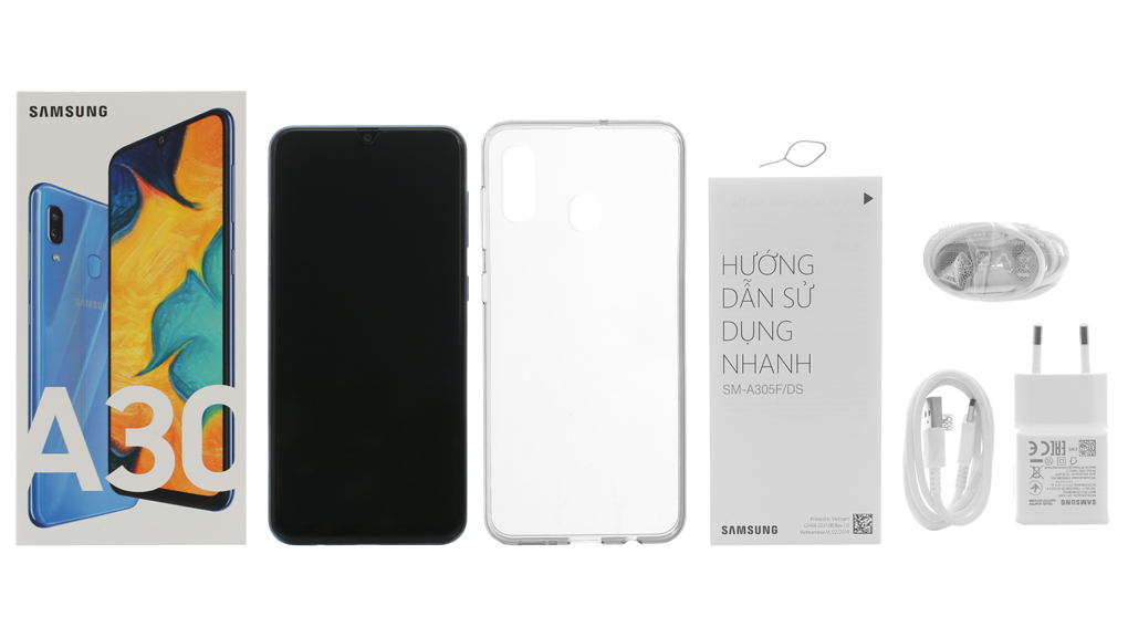 Bộ sản phẩm gồm: Hộp, Tai nghe, Sách hướng dẫn, Cáp, Cây lấy sim, Ốp lưng