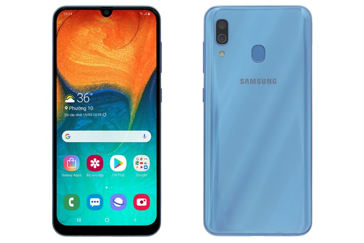 Điện thoại Samsung Galaxy A30 Màu Xanh Dương