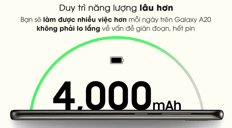 Điện thoại Samsung Galaxy A20