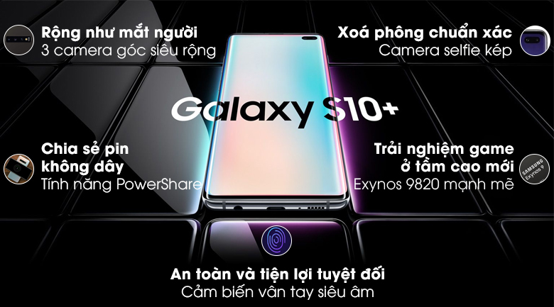 Samsung Galaxy S10+ 512GB | Giá rẻ, chính hãng, nhiều khuyến mãi