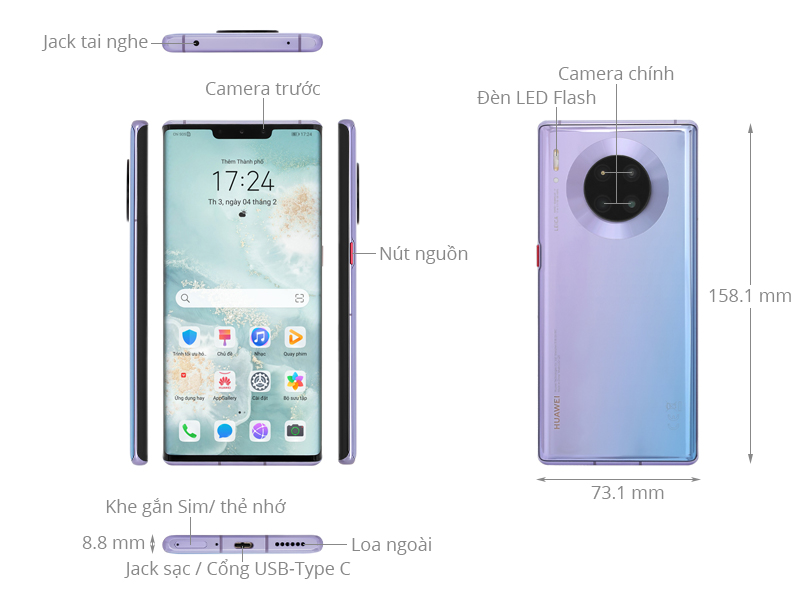 Huawei Mate 30 Pro (Không có Google)