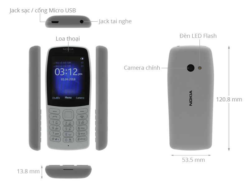 Nokia 210 | Giá rẻ, chính hãng, nhiều khuyến mãi