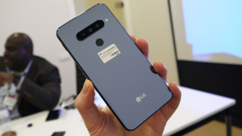 Thiết kế mặt sau của LG G8S ThinQ