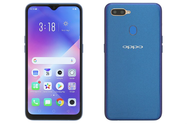 Điện thoại OPPO A5s Màu Xanh Dương