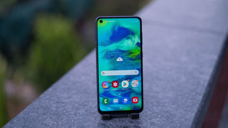 Thiết kế của điện thoại Samsung Galaxy M40 chính hãng Thiết kế của điện thoại Samsung Galaxy M40 chính hãng