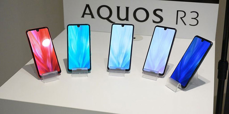 Thiết kế của điện thoại Sharp AQUOS R3 chính hãng