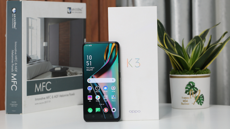 Điện thoại smartphone OPPO K3 | Thiết kế siêu tràn viền