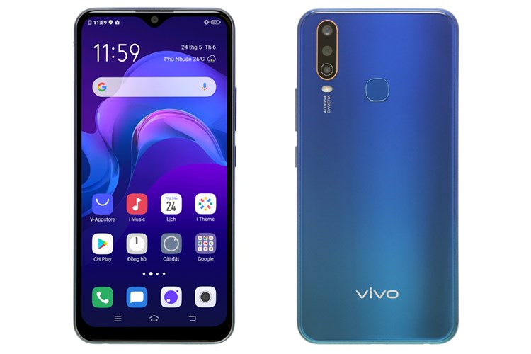 Điện thoại Vivo Y15 Màu Xanh Dương