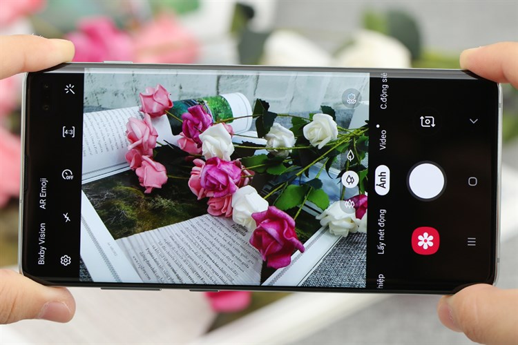 Điện thoại Samsung Galaxy S10+ 128GB Bạc Đa Sắc