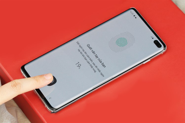 Điện thoại Samsung Galaxy S10+ 128GB Bạc Đa Sắc