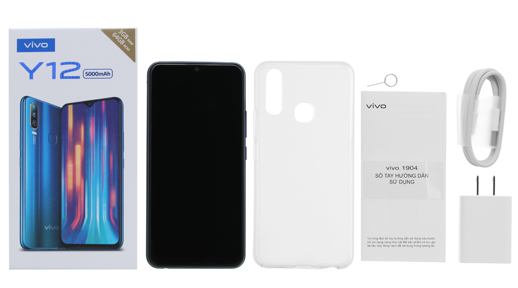 Bộ sản phẩm gồm: Sách hướng dẫn, Cáp, Cây lấy sim, Ốp lưng