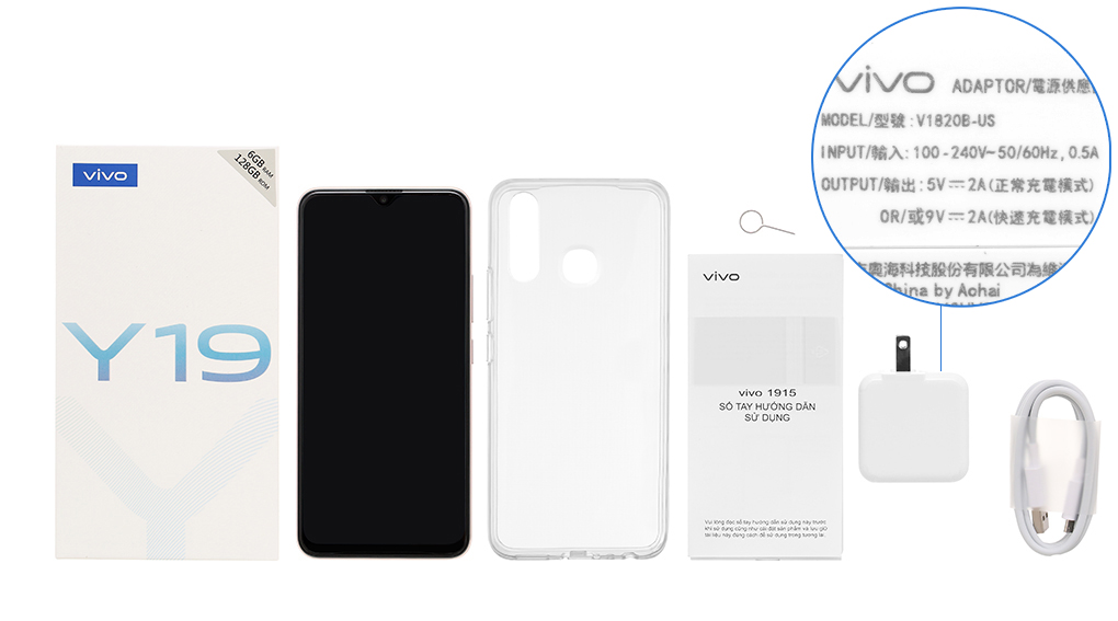 Bộ sản phẩm gồm: Sách hướng dẫn, Cáp, Cây lấy sim, Ốp lưng