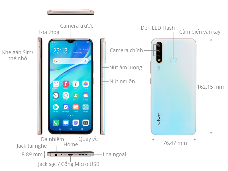 Vivo Y19 | Giá rẻ, chính hãng, nhiều khuyến mãi