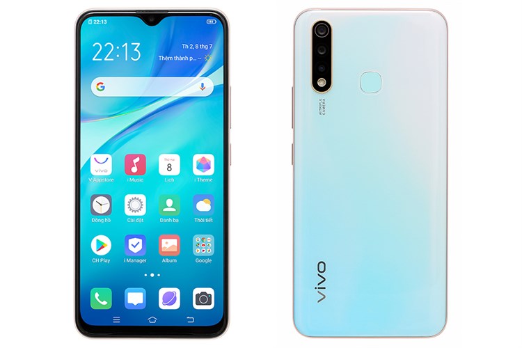 Điện thoại Vivo Y19 Màu Trắng